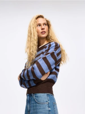 Reserved - Sweter w paski - wielobarwny