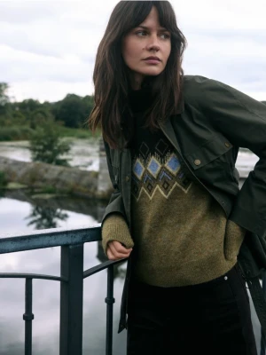 Reserved - Sweter w romby - wielobarwny