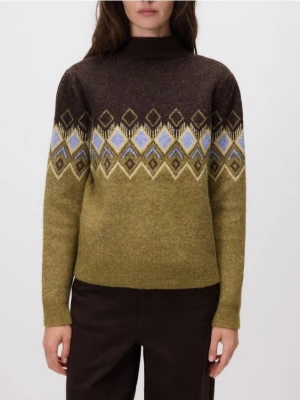 Reserved - Sweter w romby - wielobarwny