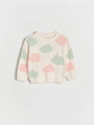 Reserved - Sweter we wzory - wielobarwny