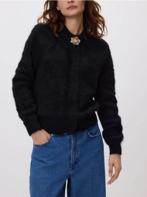 Reserved - Sweter z alpaką - czarny