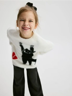 Reserved - Sweter z aplikacją - wielobarwny