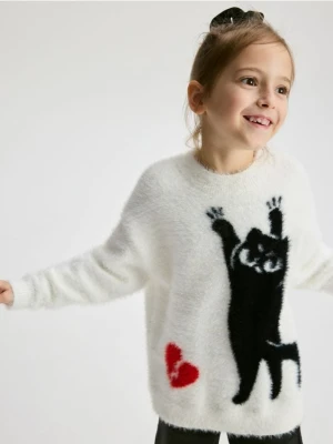 Reserved - Sweter z aplikacją - wielobarwny