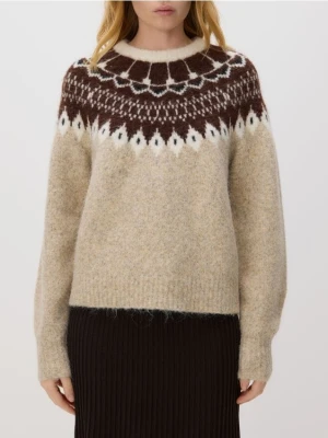 Reserved - Sweter z dodatkiem wełny - wielobarwny