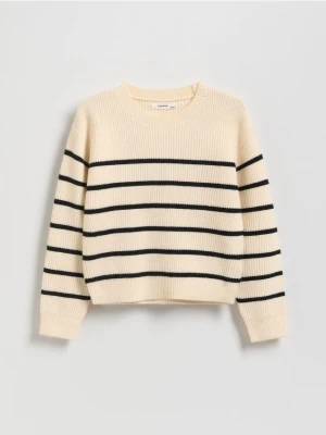 Reserved - Sweter z dodatkiem wiskozy - wielobarwny