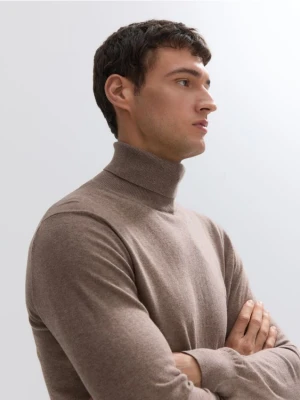 Reserved - Sweter z domieszką kaszmiru - beżowy