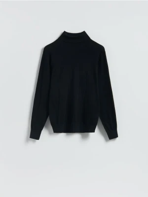 Reserved - Sweter z domieszką kaszmiru - czarny