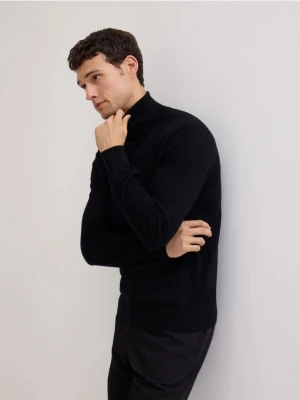 Reserved - Sweter z domieszką kaszmiru - czarny