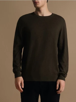 Reserved - Sweter z domieszką kaszmiru - zielony