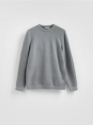 Reserved - Sweter z domieszką lyocellu - szary