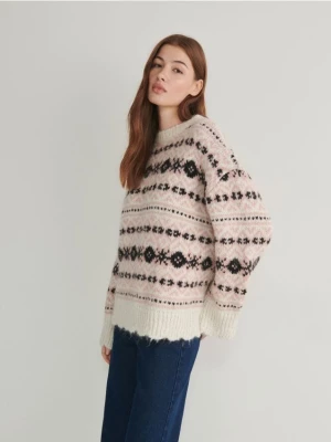 Reserved - Sweter z domieszką wełny - wielobarwny
