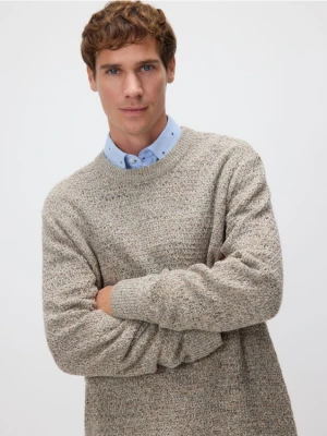 Reserved - Sweter z domieszką wełny - beżowy
