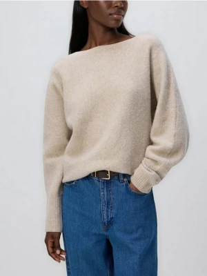 Reserved - Sweter z domieszką wełny - beżowy