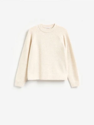 Reserved - Sweter z domieszką wełny - beżowy