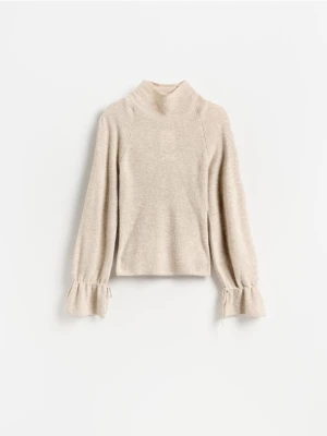 Reserved - Sweter z domieszką wełny - beżowy