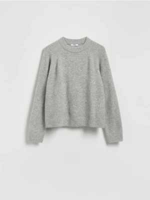 Reserved - Sweter z domieszką wełny - jasnoszary