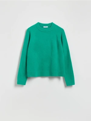 Reserved - Sweter z domieszką wełny - jasnozielony