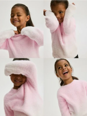 Reserved - Sweter z efektem ombre - wielobarwny