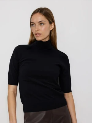 Reserved - Sweter z golfem - czarny