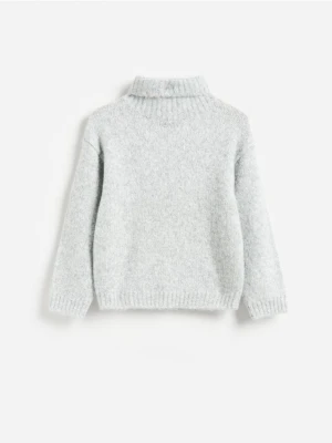 Reserved - Sweter z golfem - jasnoszary