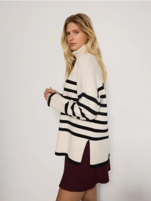 Reserved - Sweter z golfem - wielobarwny