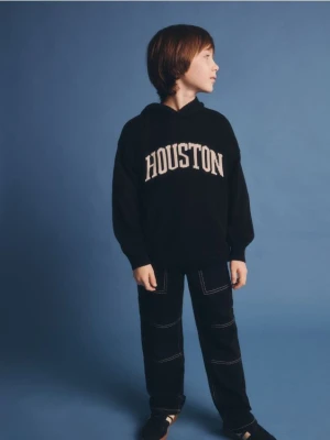 Reserved - Sweter z kapturem - czarny