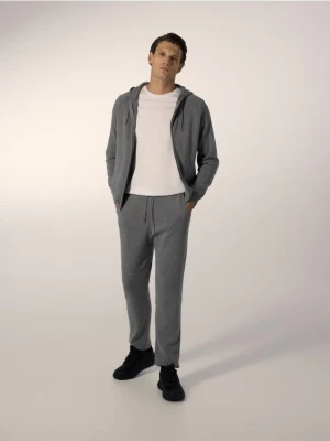 Reserved - Sweter z kapturem - jasnoszary