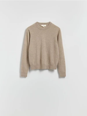 Reserved - Sweter z kaszmiru - beżowy