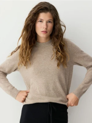 Reserved - Sweter z kaszmiru - beżowy