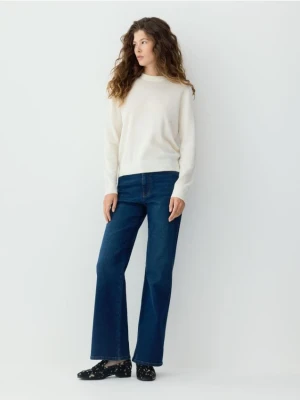 Reserved - Sweter z kaszmiru - złamana biel