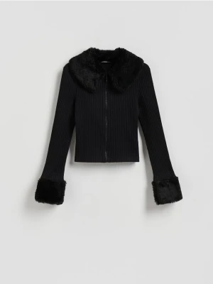 Reserved - Sweter z kołnierzem - czarny