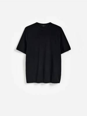 Reserved - Sweter z krótkim rękawem - czarny