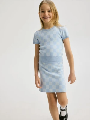 Reserved - Sweter z krótkim rękawem - jasnoniebieski