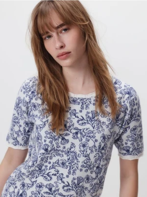 Reserved - Sweter z krótkim rękawem - wielobarwny