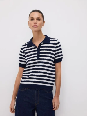 Reserved - Sweter z krótkim rękawem - wielobarwny