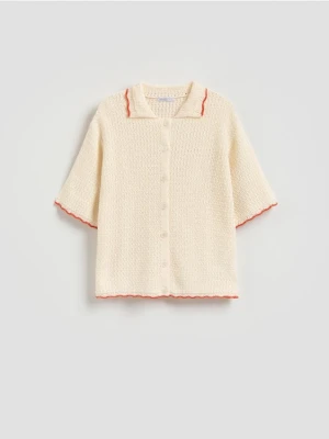 Reserved - Sweter z krótkim rękawem - wielobarwny