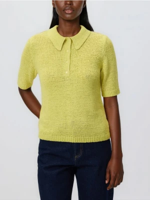 Reserved - Sweter z krótkim rękawem - zielony