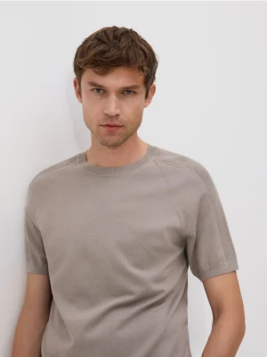 Reserved - Sweter z lyocellem - beżowy