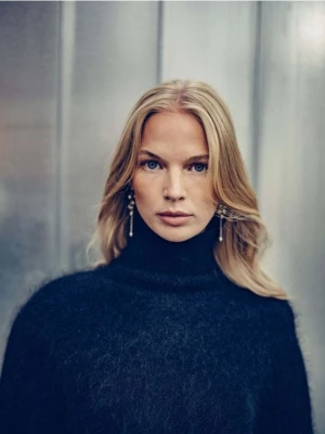 Reserved - Sweter z moherem - czarny