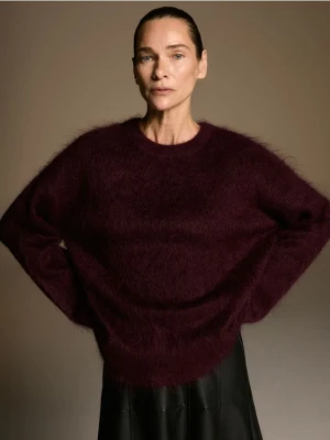 Zdjęcie produktu Reserved - Sweter z moherem - mahoniowy