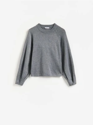 Reserved - Sweter z raglanowymi rękawami - ciemnoszary