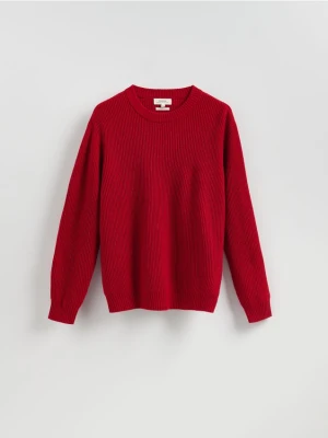 Reserved - Sweter z wełną - czerwony