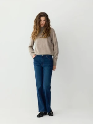 Reserved - Sweter z wełną i kaszmirem - beżowy