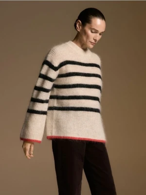 Reserved - Sweter z wełną i moherem - wielobarwny