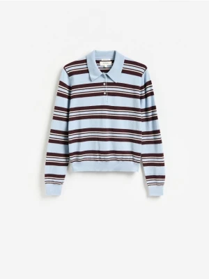 Reserved - Sweter z wełną - jasnoniebieski