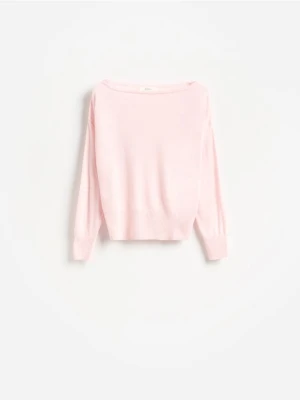 Reserved - Sweter z wełną - pastelowy róż
