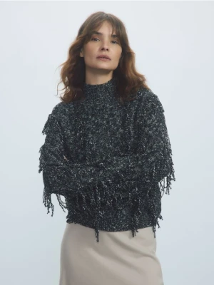 Reserved - Sweter z wełną - wielobarwny