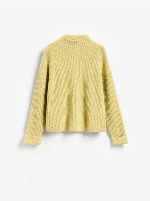 Reserved - Sweter z wełną - zielony