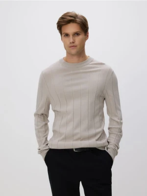 Reserved - Sweter z wiskozą - beżowy