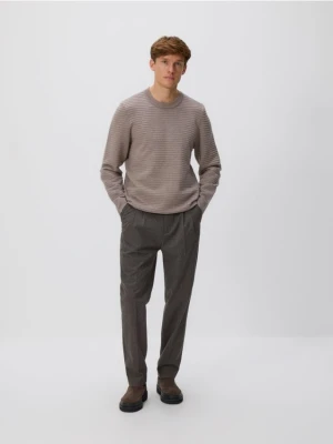 Reserved - Sweter z wiskozą - brązowy